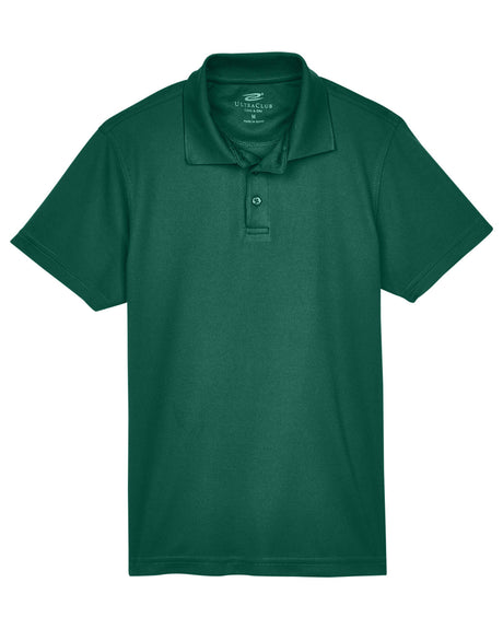 UltraClub Youth Cool & Dry Mesh Piqué Polo UltraClub