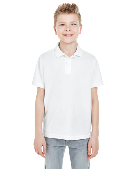 UltraClub Youth Cool & Dry Mesh Piqué Polo UltraClub