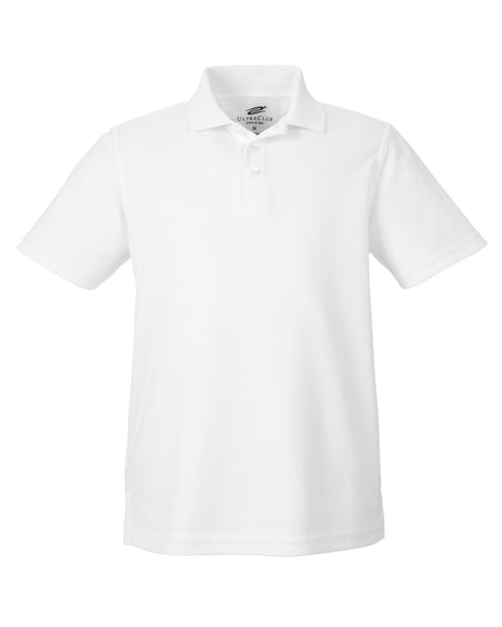 UltraClub Youth Cool & Dry Mesh Piqué Polo UltraClub