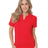 Bayside Junior's 6.2 oz., 100% Cotton V-Neck Polo Bayside
