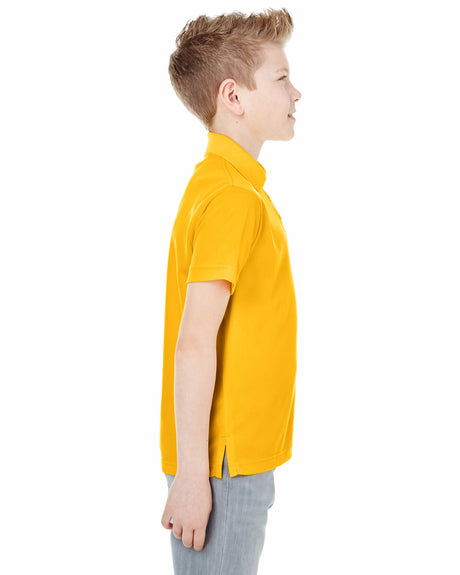 UltraClub Youth Cool & Dry Mesh Piqué Polo UltraClub