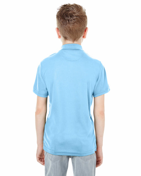 UltraClub Youth Cool & Dry Mesh Piqué Polo UltraClub