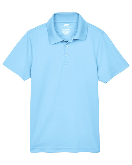 UltraClub Youth Cool & Dry Mesh Piqué Polo UltraClub