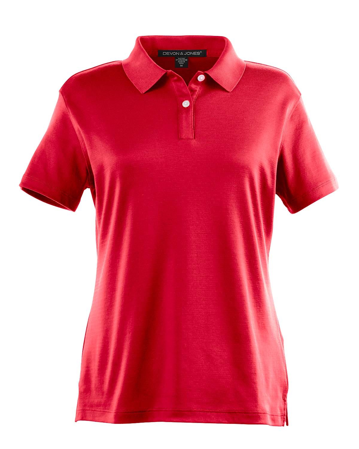 Devon & Jones Ladies' Pima-Tech™ Jet Piqué Polo Devon & Jones