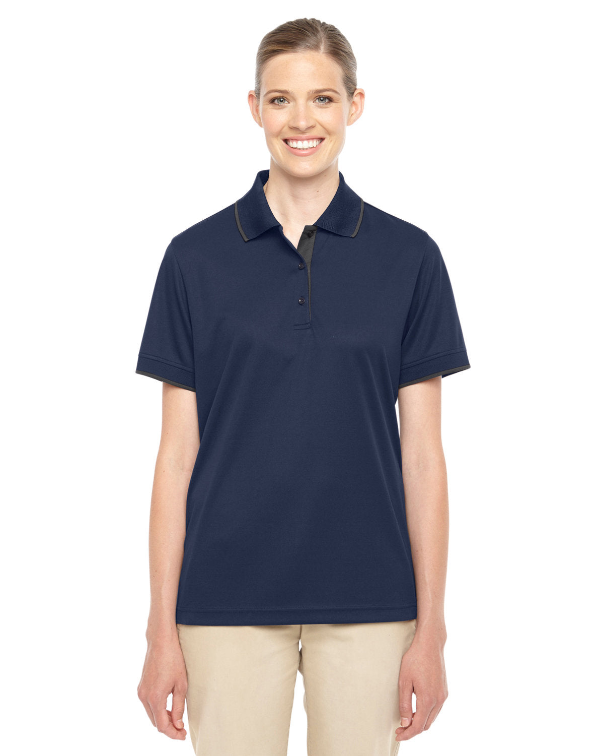 CORE365 Ladies' Motive Performance Piqué Polo with Tipped Collar CORE365