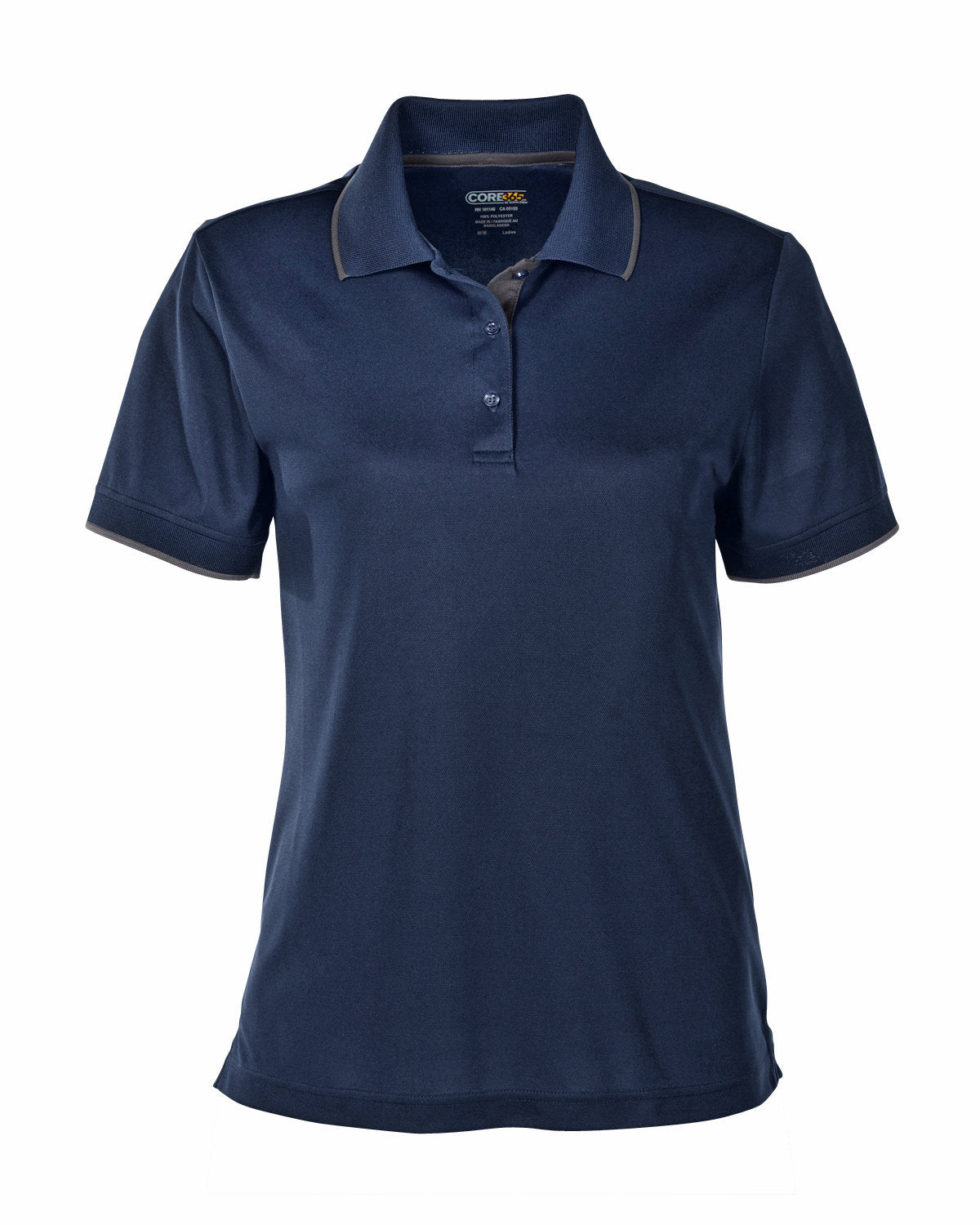 CORE365 Ladies' Motive Performance Piqué Polo with Tipped Collar CORE365