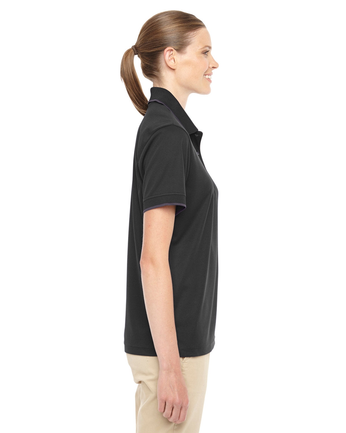 CORE365 Ladies' Motive Performance Piqué Polo with Tipped Collar CORE365