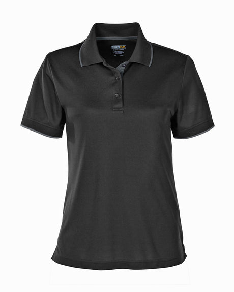CORE365 Ladies' Motive Performance Piqué Polo with Tipped Collar CORE365