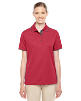 CORE365 Ladies' Motive Performance Piqué Polo with Tipped Collar CORE365