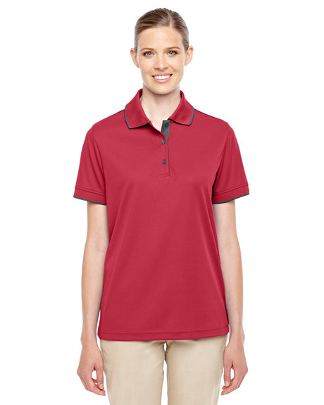 CORE365 Ladies' Motive Performance Piqué Polo with Tipped Collar CORE365