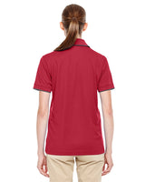 CORE365 Ladies' Motive Performance Piqué Polo with Tipped Collar CORE365