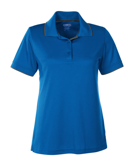 CORE365 Ladies' Motive Performance Piqué Polo with Tipped Collar CORE365