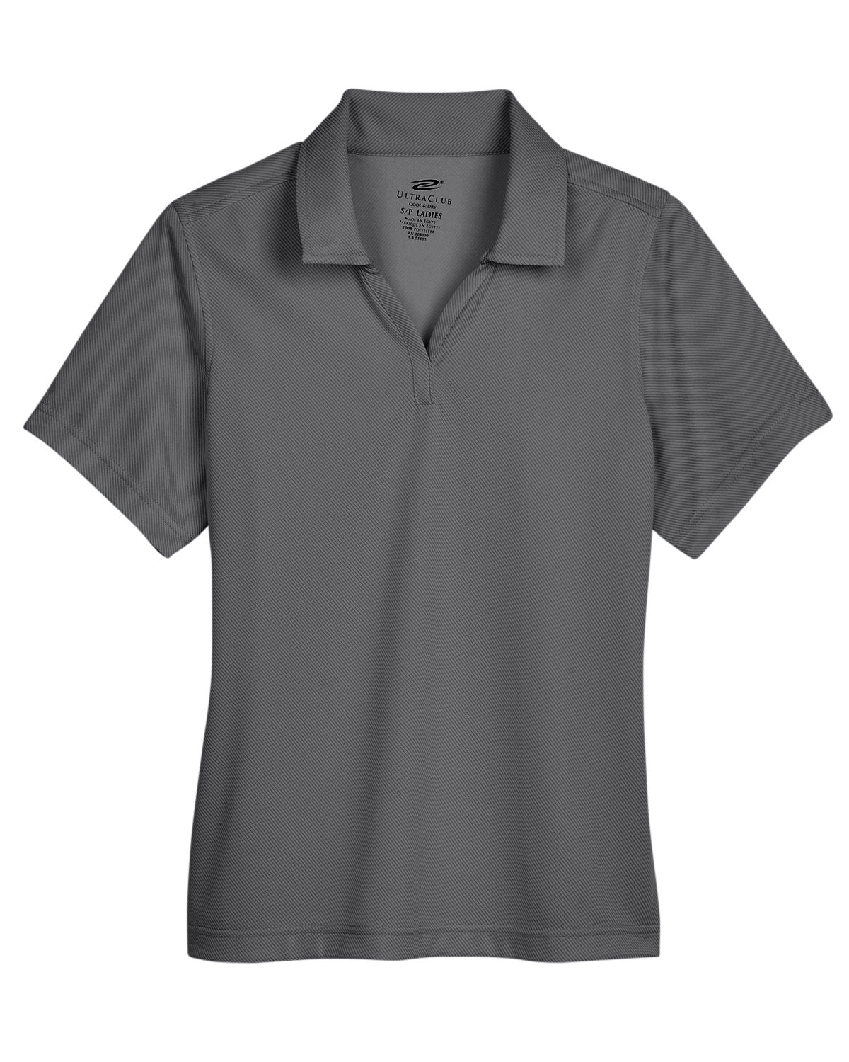 UltraClub Ladies' Cavalry Twill Performance Polo Womens Apparel Shirts & Tops