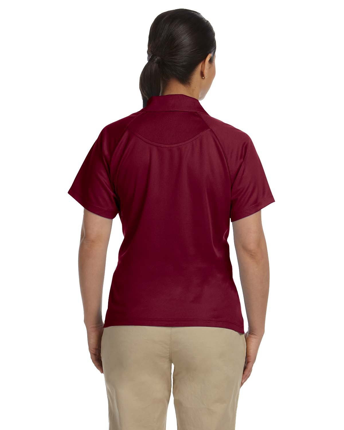 Harriton Ladies' 3.8 oz. Polytech Mesh Insert Polo Harriton