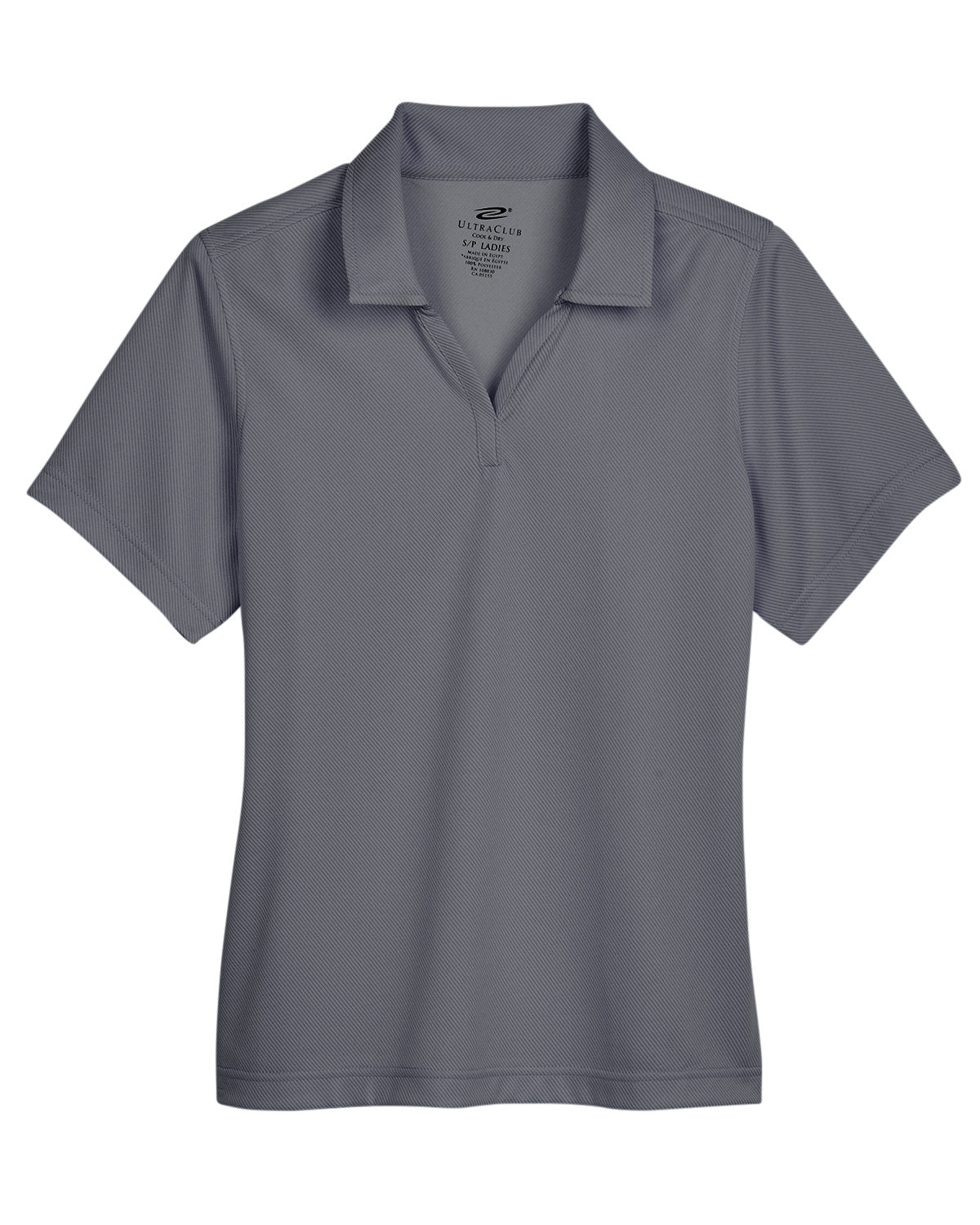 UltraClub Ladies' Cavalry Twill Performance Polo Womens Apparel Shirts & Tops
