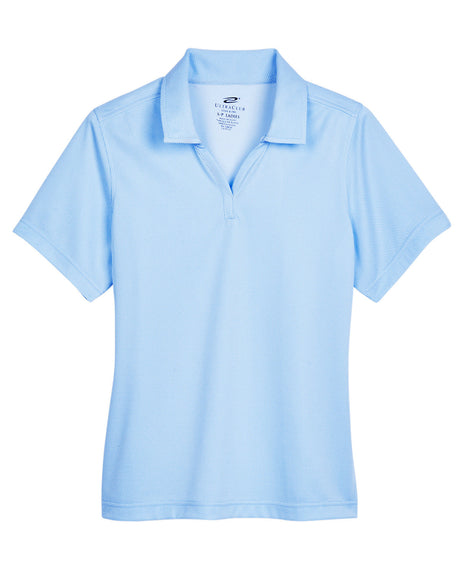 UltraClub Ladies' Cavalry Twill Performance Polo Womens Apparel Shirts & Tops