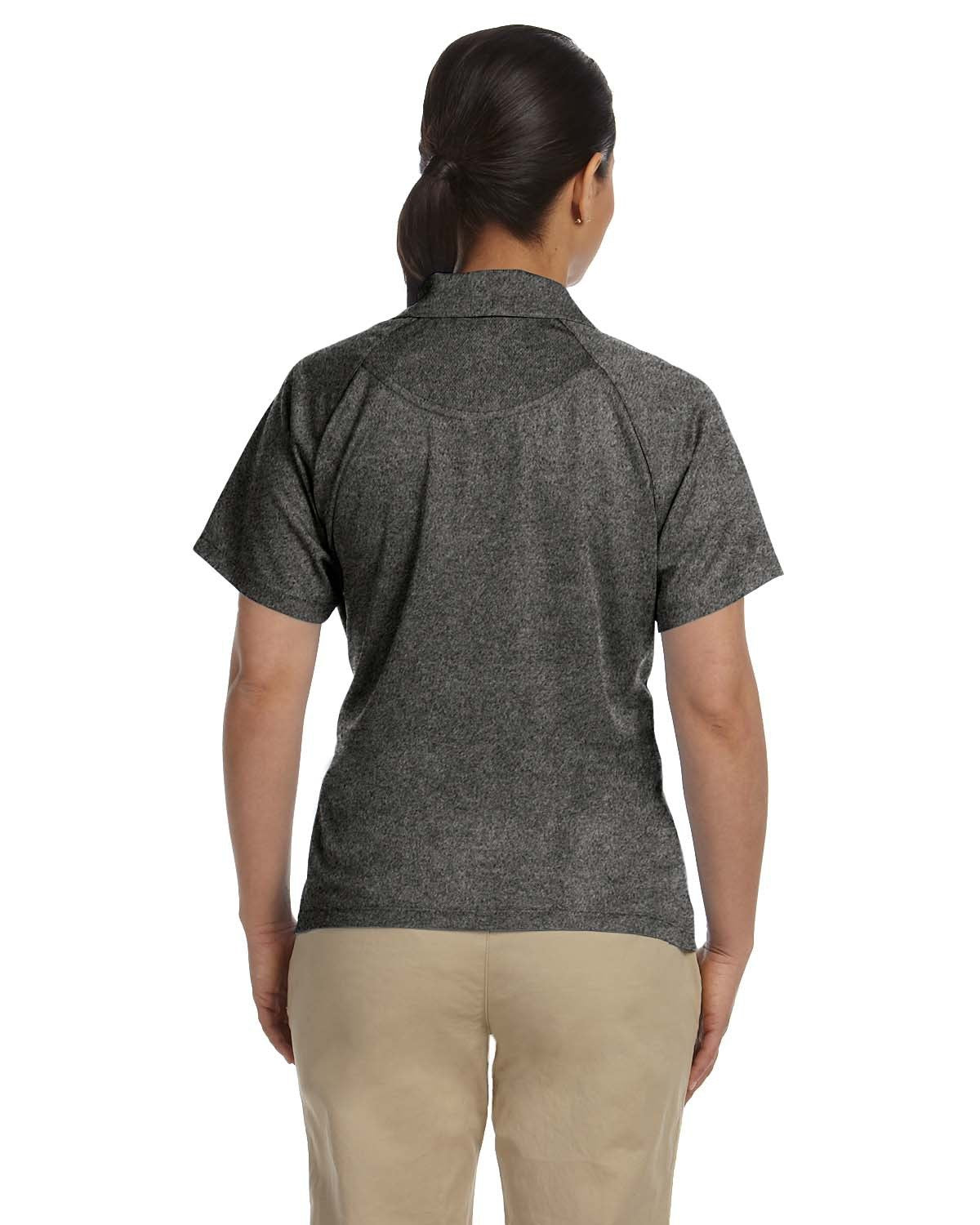 Harriton Ladies' 3.8 oz. Polytech Mesh Insert Polo Harriton