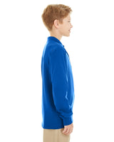 Jerzees Youth SpotShield™ Long-Sleeve Jersey Polo JERZEES
