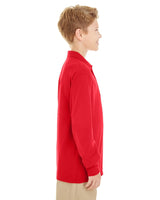Jerzees Youth SpotShield™ Long-Sleeve Jersey Polo JERZEES