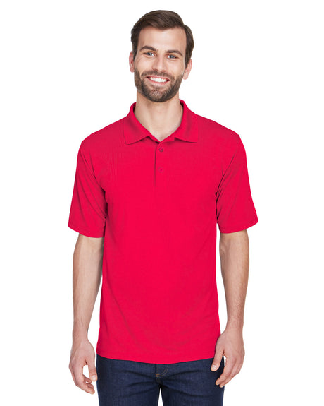 UltraClub Men's Tall Cool & Dry Mesh Piqué Polo UltraClub