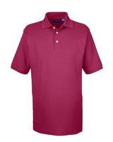 UltraClub Men's Platinum Honeycomb Piqué Polo UltraClub
