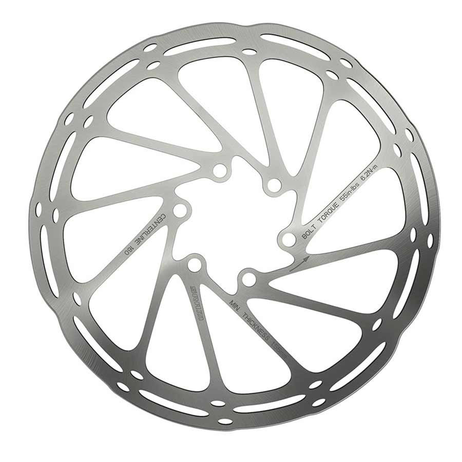 SRAM Centerline Rounded 6 Bolt Disc Rotors Bicycle Parts Brakes/Levers/Pads