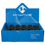 M-Wave Bella Mini-Black 20ct Bike Bells-2