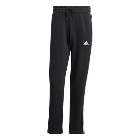 adidas Men's Essentials 3-Stripes Open Hem Fleece Joggers Mens Apparel Pants & Sweatpants
