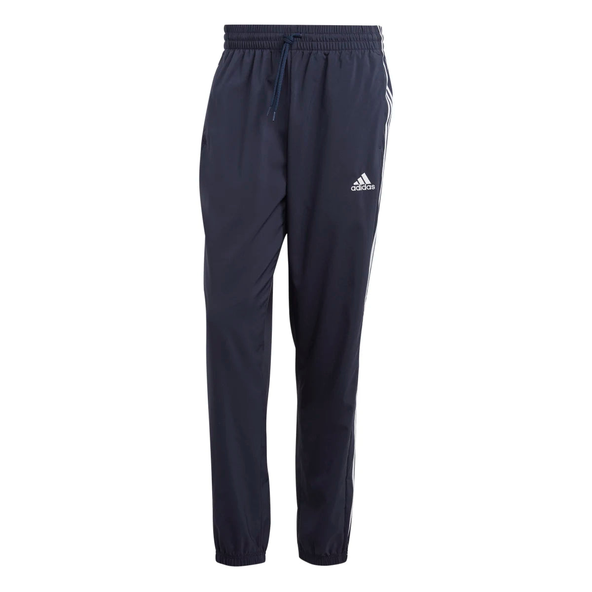 adidas Men's Aeroready Essentials Elasticated Cuff Woven 3-Stripes Pants-1