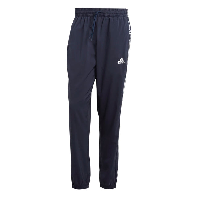 adidas Men's Aeroready Essentials Elasticated Cuff Woven 3-Stripes Pants-1