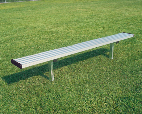 Bison Player Bench without Backrest, Fixed or Portable Sports Field Equipment All