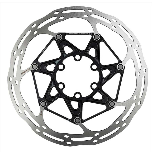 SRAM Centerline 2 Piece Rounded 6 Bolt - Ti Bolts Disc Rotor