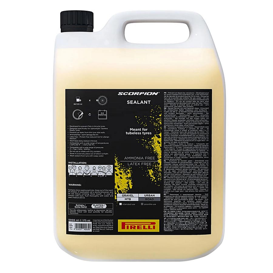 Pirelli Scorpion SmartSEAL Tubeless Sealant Bicycle Tires/Tubes Parts & Accessories