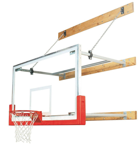 Bison 4'-6' Stationary Competition Basketball Package Basketball Equipment All