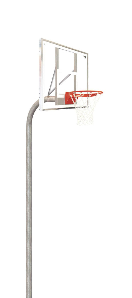 Bison 4-1/2" Heavy Duty Polycarbonate Rectangle Playground Basketball System Basketball Equipment All