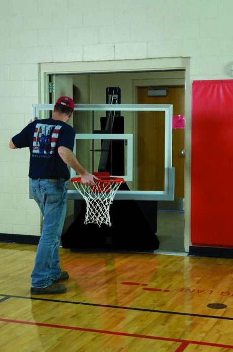 Bison Super Glass Max Portable Adjustable Basketball System Basketball Equipment All