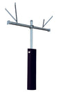 Bison Double-Sided Adjustable Pole System Basketball Equipment All