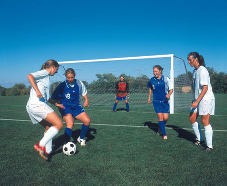 Bison 4" Square ShootOut Value Soccer Goal Packages Soccer Field Equipment All