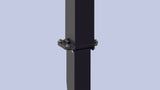 Bison Ultimate HangTime Clear 6" Adjustable Systems Basketball Equipment All