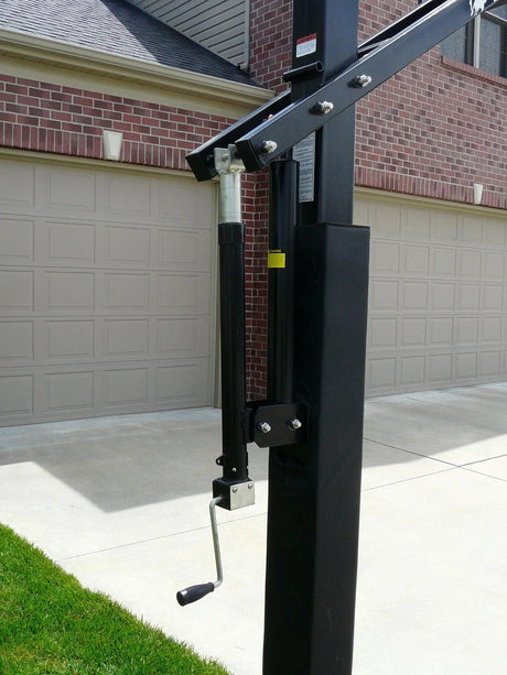 Bison Ultimate HangTime Clear 6" Adjustable Systems Basketball Equipment All