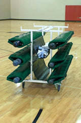 Bison Six Post Deluxe Volleyball Cart Volleyball Nets & Court Equipment All