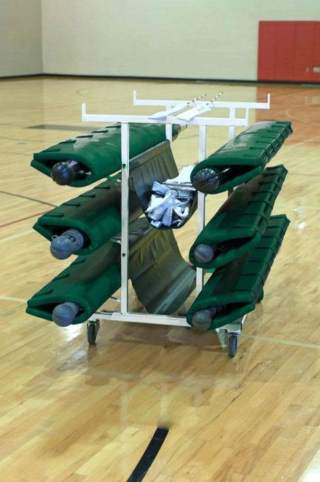 Bison Six Post Deluxe Volleyball Cart Volleyball Nets & Court Equipment All