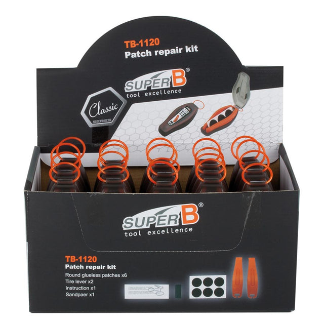 Super-B TB-1120 20 Piece Counter Display Patch Kits-1