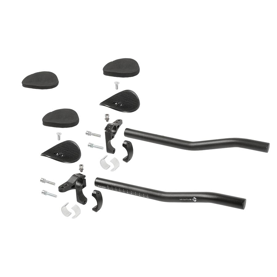M-Wave Aero F Clip On TT Bars Bicycle Parts Handlebars Grips/Tape