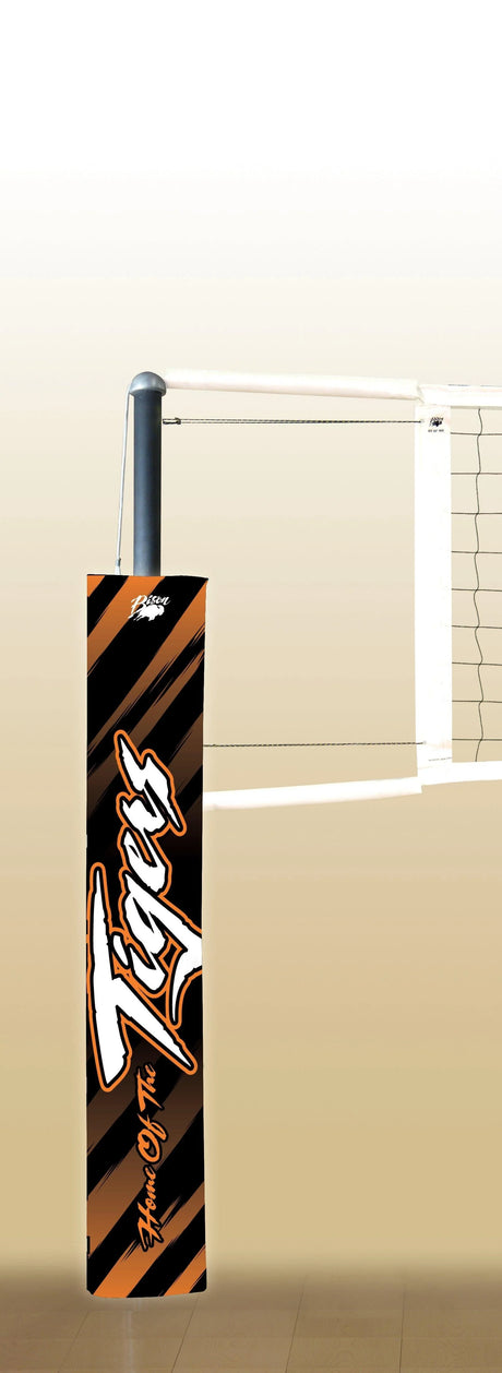 Bison CarbonLite Composite Volleyball System without Padding Volleyball Nets & Court Equipment All