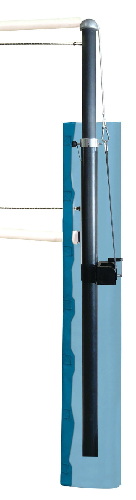 Bison CarbonLite Composite Volleyball System without Padding Volleyball Nets & Court Equipment All