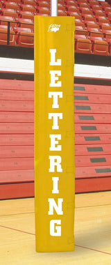 Bison Volleyball Post Padding with 4-Sided Lettering Volleyball Nets & Court Equipment All