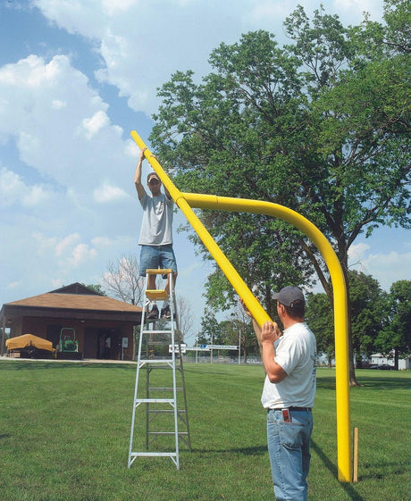 Bison 5-9/16" Gooseneck Football Goalposts WEIGHT ISSUE Football Field Equipment All
