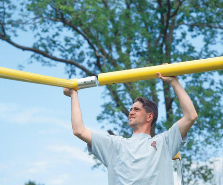 Bison 5-9/16" Gooseneck Football Goalposts WEIGHT ISSUE Football Field Equipment All