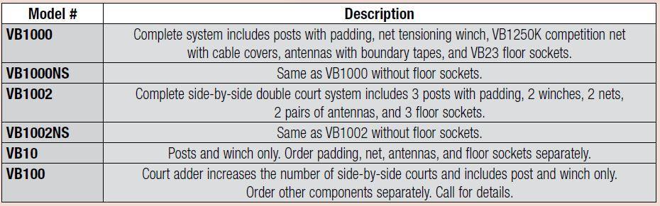 Bison Centerline Elite Aluminum Complete System WEIGHT ISSUE Volleyball Nets & Court Equipment All